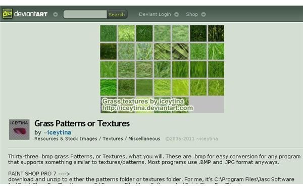 10 Free Grass Texture Patterns: Great Resources for Desktop Publishing Projects