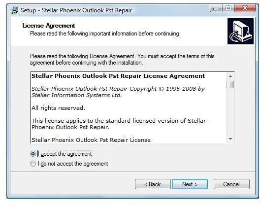 Figure 1: License Agreement