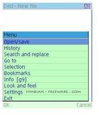 dedit text editor symbian s60