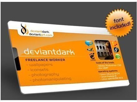 deviant ID Card TEmplate by DeviantDark
