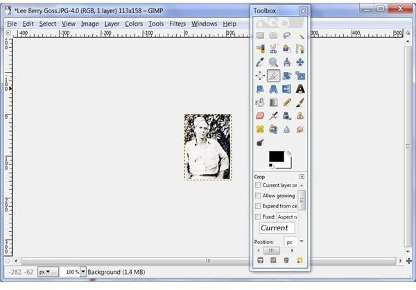 Free Old Photo Retouching Software: GIMP