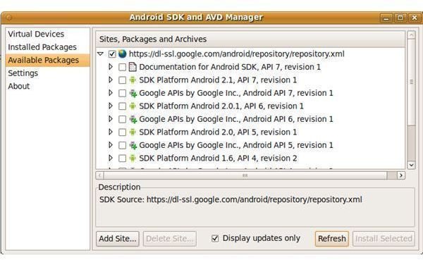 How to Configure the New Android SDK Manager