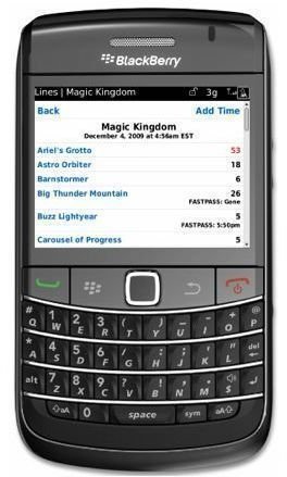 BlackBerry Disney Apps for Disney Fans