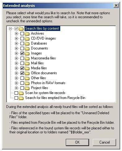 Extended Analysis for Better File Search