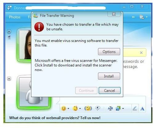 Scan a Computer While Chatting Using Windows Live Safety Scan