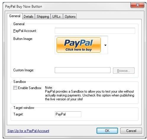 BlueVoda PayPal Button Insertion
