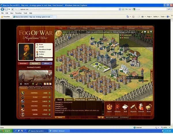 Fog Of War (Napoleonic Wars) Browser Game Review - Warfare in The Napoleonic Era