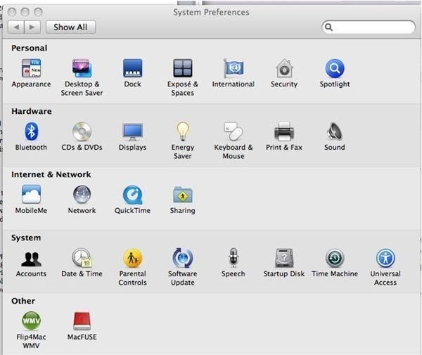 SystemPreferences