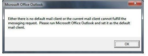 Run client error. Soho mail client.