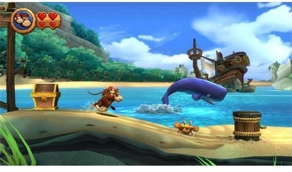 donkey kong country returns wii walkthroughs