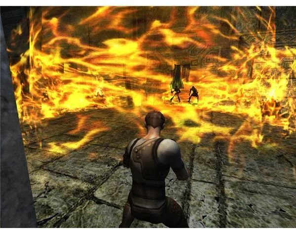 Dungeon And Dragons Online Wizard conjuration of fire. 