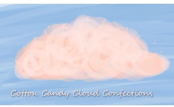 Cotton Candy Cloud Logo.