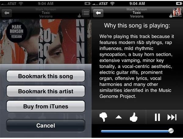 pandora iphone app