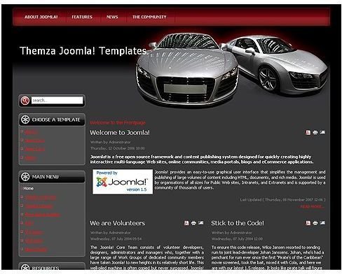 Five Great Joomla Automobile Templates: Showcase Your Car-Related Website