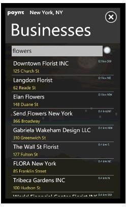 Using Poynt to find business