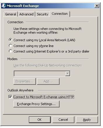 Outlook 2010 Configuration for Exchange 2010 -