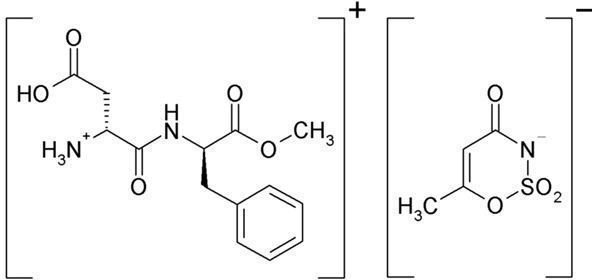 Aspartame and Acesulfame Molecule