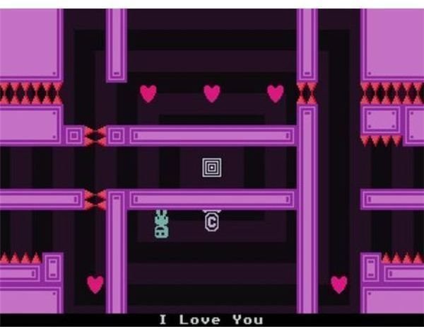 Obstacles are plentiful in VVVVVV.