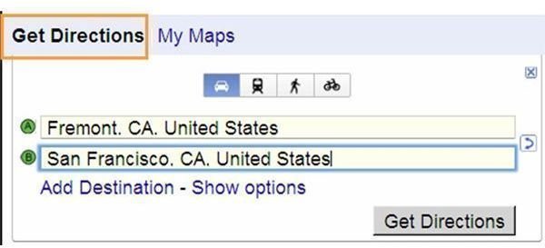 Google Maps Journey Planner