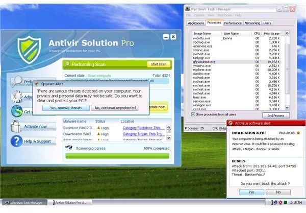Spyware remove antivir system message: AntiVir Solution Pro