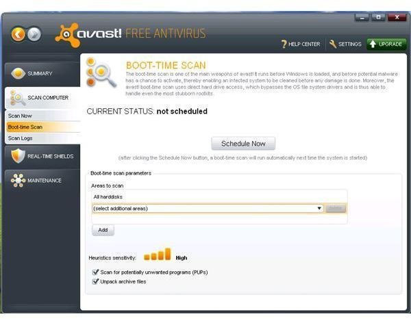 avast boottime scan for mac