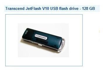 transcend 128GB drive- not a company that announced they are releasing that size
