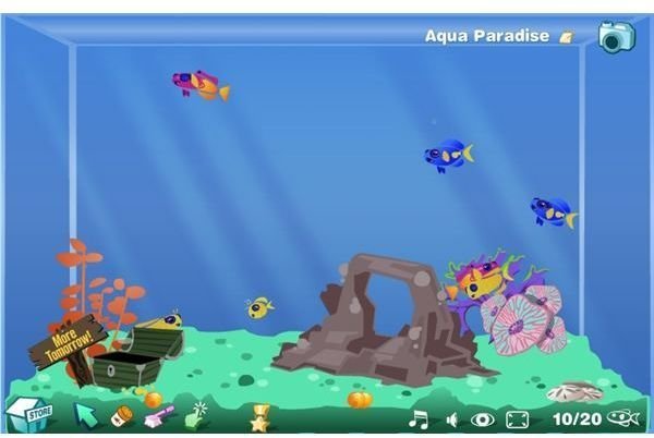 Happy Aquarium Screenshot - virtual fish tank 