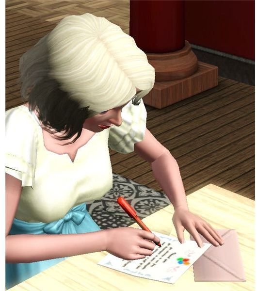 The Sims 3 wedding thank you notes