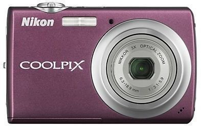 Nikon Coolpix S220 Magenta Front View