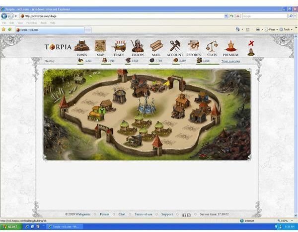 Review: Browser MMO Game: Torpia.  Learn about The MMO game Torpia and the good and evil side.