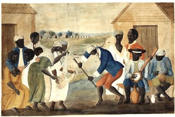 Slave dance to banjo2C 1780s