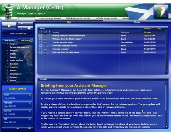 The Assistant Manager provides help, suggestions and advice