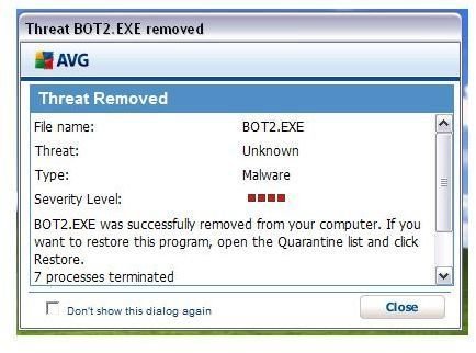 Info on Removed Malware