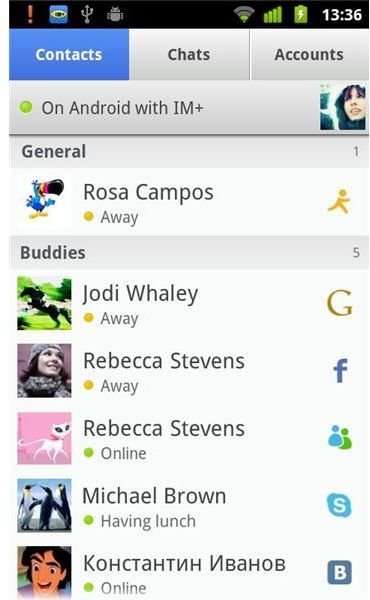 yahoo instant messenger for android phone