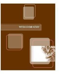 Cat Lover&rsquo;s Sympathy Card