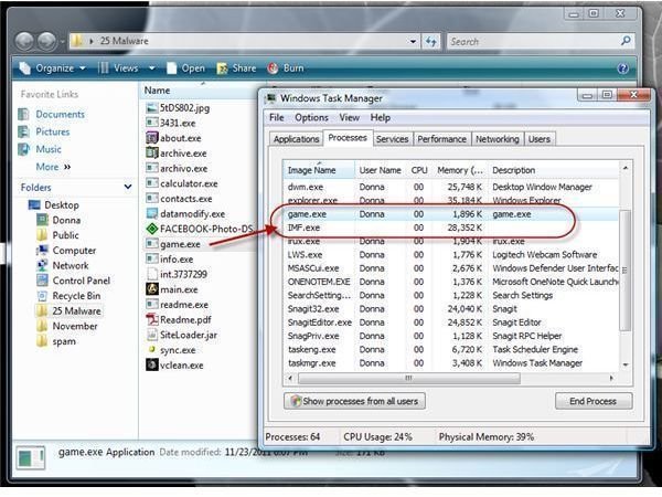 Active Trojan Downloader and IMF