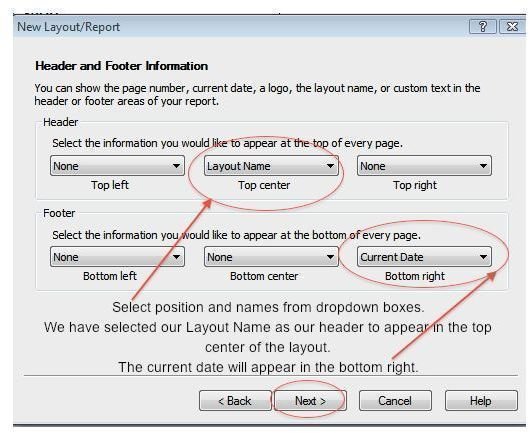 Step 9 - Add a Header and Footer