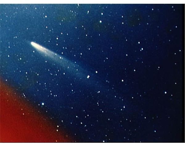 Photograph of Comet Kohoutek from 1974