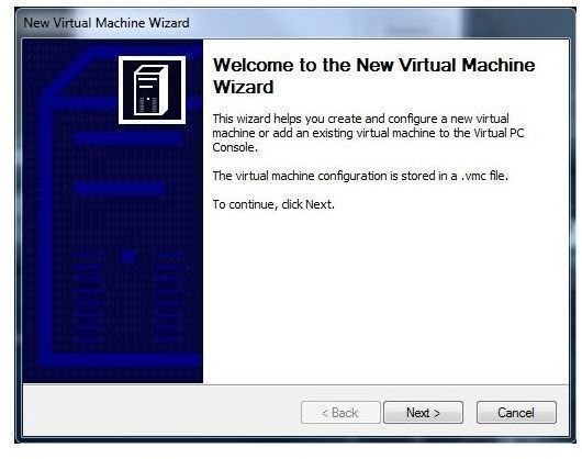 How to install Linux on Windows 2003 Server Using Virtual PC