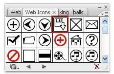 Adobe Illustrator CS3 Icons- purple glass download icon - web icons