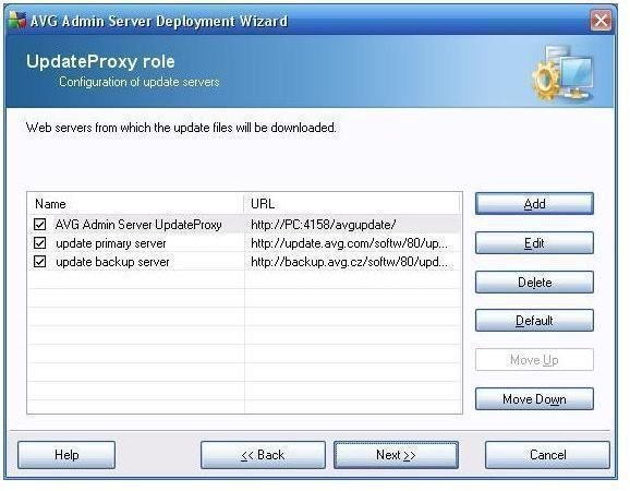 Admin Server Deployment Wizard