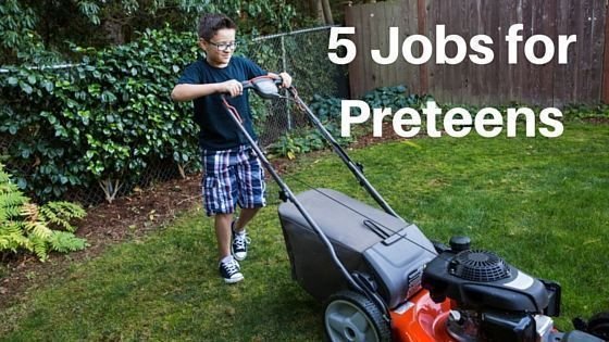 Five Great Jobs for Pre-Teens