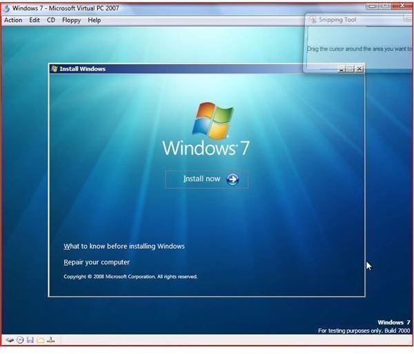 microsoft windows virtual pc