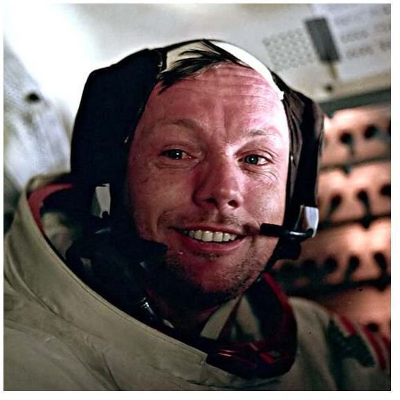 Neil Armstrong During The Apollo 11 Flight