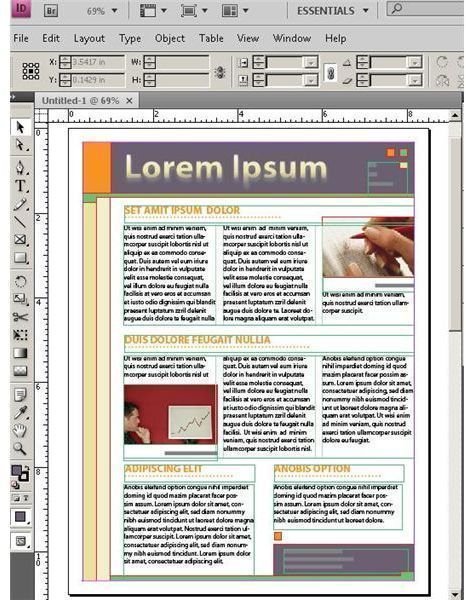 adobe indesign newsletter template