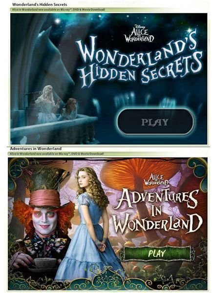 Alice in Wonderland Games on Disney