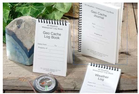 Geocaching Logs: Water Proof Log Books