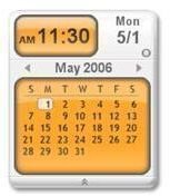 Milk Clock standalone Google calendar widget