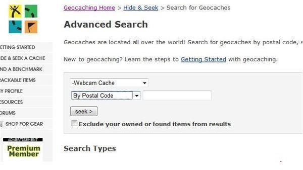 What Is a Webcam Geocache?