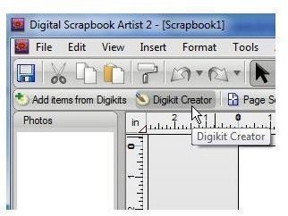 How to Import Your Own Graphics into Digital Scrapbook Artist 2